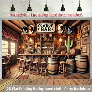 Rustic Denim Backdrop 2D Flat Polyester Banner for Parties Birthdays Home Garden Yard Celebrations Photo Booth Props Multi Use Wall Hanging Sign White