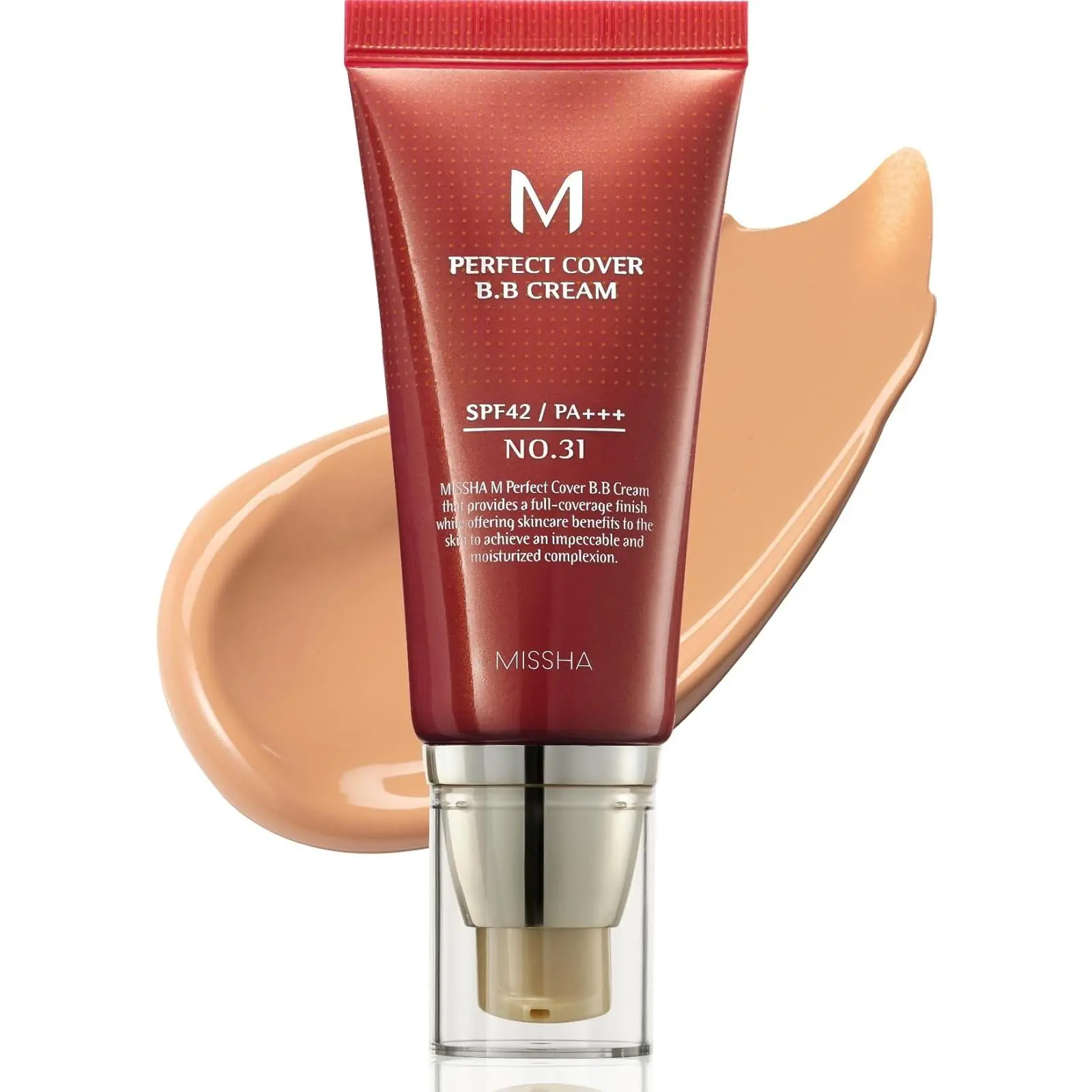 MISSHA M Perfect Cover BB Cream Tinted Moisturizer SPF 42 PA +++