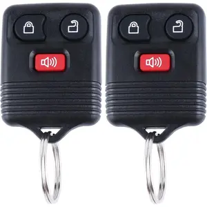 2 Entry Remote Control Fits for Ford F150 F250 F350 Explorer Expedition 1998-2016 / Ranger Escape Edge E150 Freestar/Lincoln Navigator Mazda Replacement for CWTWB1U331 CWTWB1U345, 3 Button