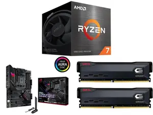 AMD Ryzen 7 5700 - Ryzen 7 5000 Series 8-Core 3.7 GHz Socket AM4 65W None Integrated Graphics Desktop CPU Processor - 100-100000743SBX Asus ROG Strix B550-F Gaming WiFi II AMD AM4 (3rd Gen Ryzen) ATX Gaming Motherboard (PCIe 4.0,WiFi 6E, 2.