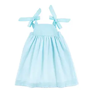 Turquoise Stripe Skyler Tie-Strap Dress - Cute Girls Outfit for Spring & Summer