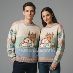 Snuggle Weather Polar Bear Sweater – Cozy Christmas Cabin Vibes Ugly Sweater
