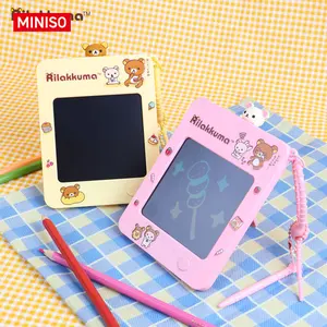 MINISO x Rilakkuma Mini Doodle Drawing Board Keychain | Cute Creative DIY Bag Charm, Reusable Sketch Pendant for Backpacks, Bags & Gifts