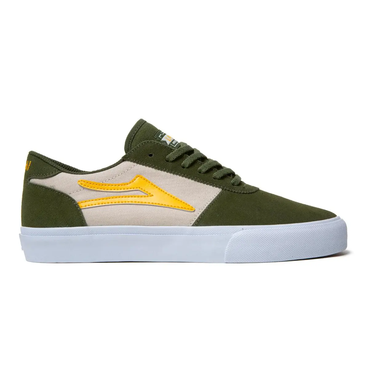Lakai Skateboard Shoes Manchester Chive Suede