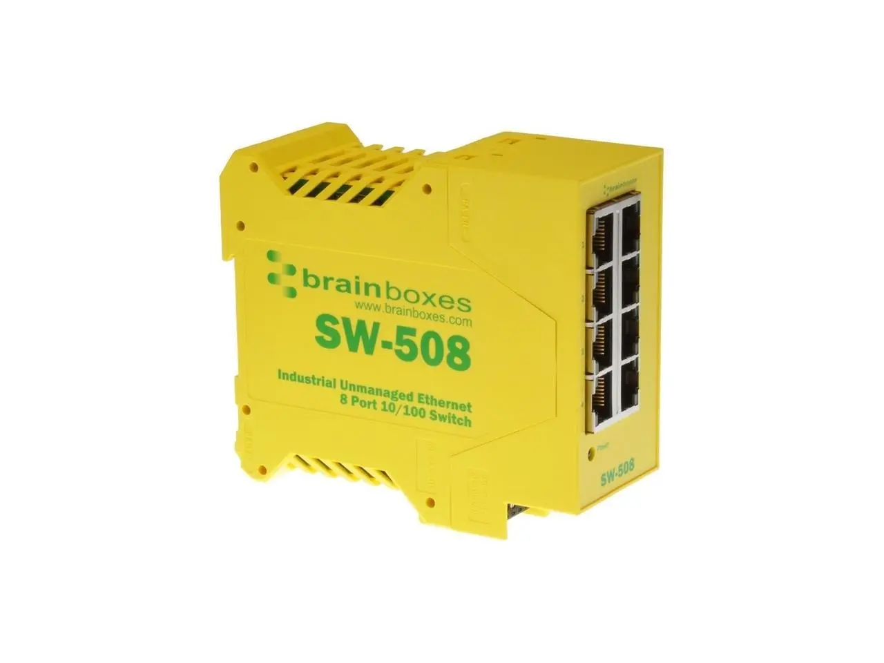 BRAINBOXES SW-508 INDUSTRIAL ETHERNET 8PORT SW BRAINBOXES SW-508 INDUSTRIAL ETHERNET 8PORT SW