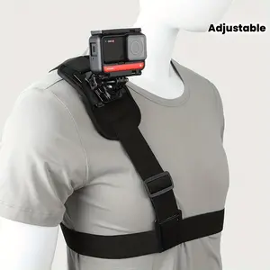 Secure Adjustable Chest & Shoulder Camera Harness |    Hands-Free Support for & SJCAM |   Stable, Comfortable Adventure Filming
