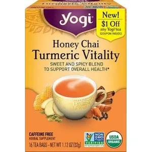 YOGI TEA Honey Chai Turmeric 16 BAG
