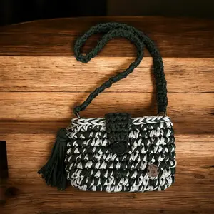 Handmade crochet slingbag