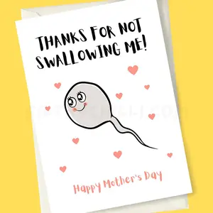 Funny Mother's Day Card, Rude Inap.ropriate Prank Card