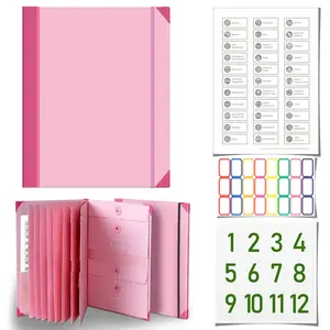 Important Document Organizer, End of Life Planner Organizer Binder with Pockets, Folder with Labels Pockets, for Emergency Documents, Birth Certificates, Damage Resistant Folder,Passports, School & Offices