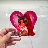 Red Hair Chicana Decal