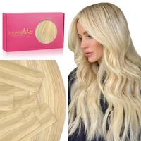 #16/22 Light Blonde Highlighted Golden Blonde