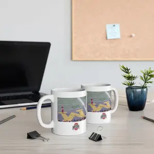 Funny Buckeyee OI Snow Ceramic Mug, Music Album Collection Coffee Cup, Gift for Fans, Coffee Mug 11oz 15oz Tea Cup, Gift for Coffee Lovers