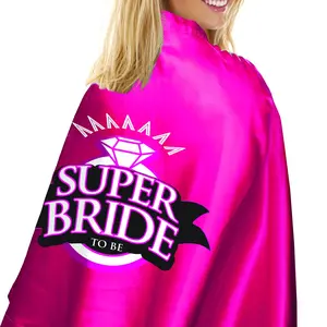 Super Bride Cape & Mask Set – Bachelorette Party Costume, Bridal Shower Gift