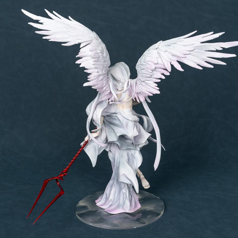 Anime Figure Angel Kaworu Nagisa Wings GK Statue 17th Apostle Longinus Spear Action Figure Collectible Model Toy 32cm Height for Otaku Fans Gift