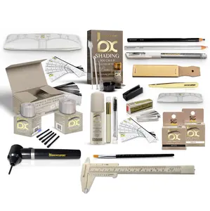 BROWSXPERT STARTER KIT (Cleanser Foam, Electric Mixer, Master Brow Mapping Kit, Plastic Film Wrap & Shading Henna Powder Touch-Up Kit)