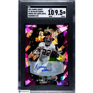 2021 Panini Legacy Najee Harris Under The Lights Autograph Diamond 10 #UL-NH SGC 9.5