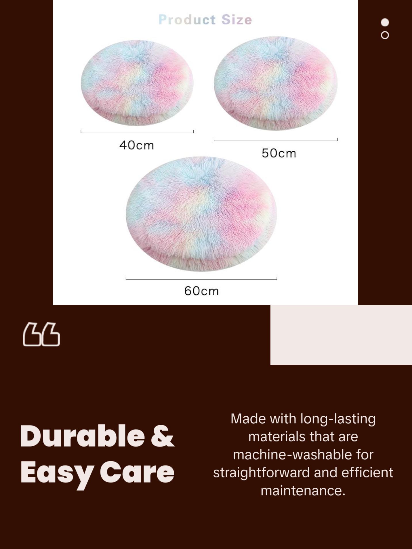 Plush Cat Bed Mats Round Pet Bed for Cats Small Dogs Soft Fleece Pet Sleeping Mat Kitten Puppy Nest Pet Cushion Cat Accessories Plush Cat Bed Mats Round Pet Bed for Cats Small Dogs Soft Fleece Pet Sleeping Mat Kitten Puppy Nest Pet Cushion Cat Accessories