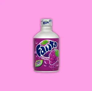 Snack Vault Fanta Exotic Aluminum Grape Japan Soda - Sweet Beverage with Juicy Grape Flavor in Sleek Aluminum Can - Ideal for Parties, Snacks