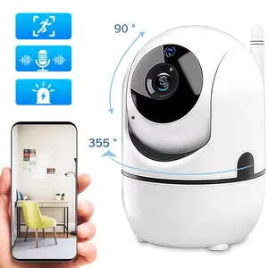 Indoor Security Camera for Home with 355° Pan-Tilt, Phone App Remote Control, 2.4G WiFi, Two-Way Audio, Night Vision, Home Pet Monitor, Wireless Wifi Camera