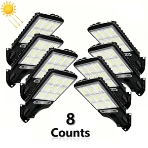 【Solar Street Light Outdoor】Waterproof IP65 LED Security Lamp – Dusk to Dawn Solar Floodlight for Yard, Garden, Court, Parking Lot, Commercial Street Lighting