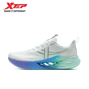 XTEP Hydrogen 8.0 Men‘s Lightweight Breathable Running Shoes with Hollowed-out Midsole Designe & TPU Support Workout Sneakers Activewear