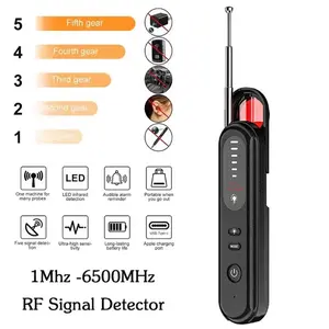 Camera RF Signal Detector Anti-Eavesdropping Anti Candid Radio Detector 6 Levels Adjustable Sensitivity for Car Home Aruigu