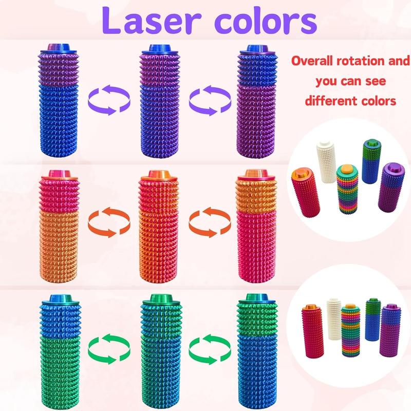 【2PCS】Little Ouchies Prickly Spiny Click More Sharp Fidget Toy for Adults - Discreet Quiet Stress Relief Solution for Anxiety Focus Skin Picking Office Travel Use - Durable Spiky Sensory Stimulation Tool