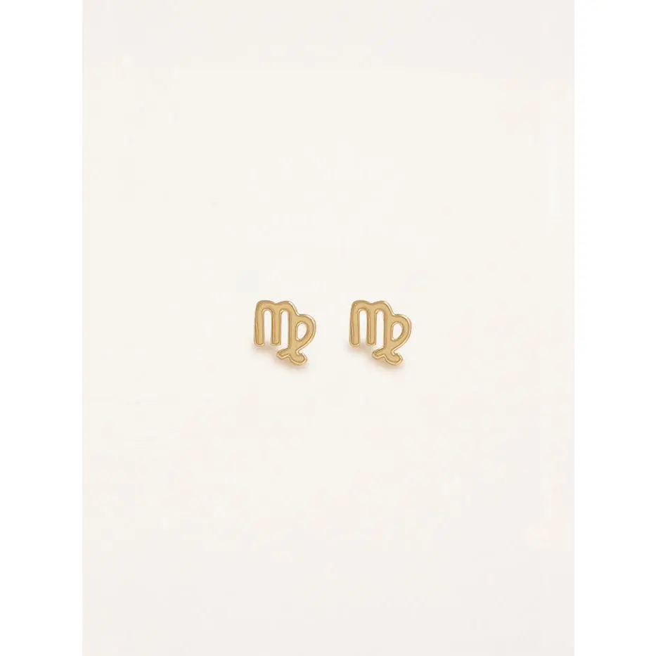 Virgo Zodiac Earrings