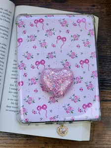 Kindle Glow Up Set (3pc) | Insert + Grip + Charm - Flowering Roses Coquette