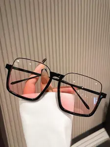 Unisex Simple Style Sunglasses, Trendy Casual Sunglasses for Everyday Use, Fashion Accessories for Outdoor Activities, Fashionable Frames Sunglasses