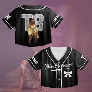 Customized McRae T8 Croptop Jersey, McRae Croptop Baseball Jersey, McRae T8 Tour Outfit, Fan Gift For Concert, Croptop Shirt