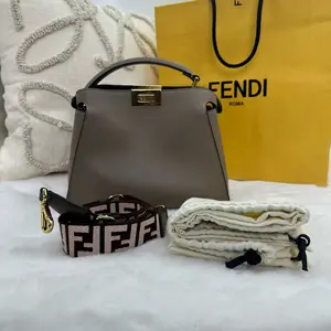 Pre-owned FENDI Peekaboo IseeU leather handbag|18882977 WWL HD