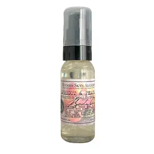 Modern Skyn Alchemy Handcrafted Apricot & Peach Body Oil - 4 oz Silky Hydrating Blend with Sweet Almond & Jojoba Oils for Soft Smooth Skin