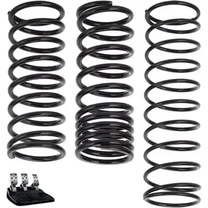 3 Pcs Complete Pedal Spring Kit for Racing Pedals Accessories. Pedal Kit Includes Brake Pedal Spring, Throttle Pedal Spring, Clutch Pedal Spring For G25,G27,G29,G20,G923