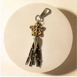 Myra [Live] Rodeostar Fringe Keychain in Desert Hide Mix