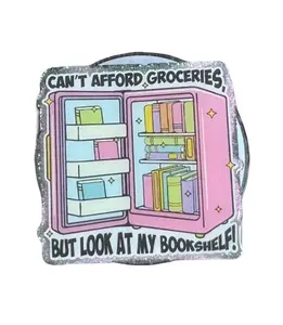 Look At My Bookshelf Phone Grip, Cute Mini Bookshelf Griptok, Cute Reader Quote Kindle Accessory, Gift for Bookworms, Book Club Merch, Trendy Acrylic Phone Topper