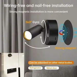 Our LED Multifunctional Wireless Spotlight combinesversatility and smart designoffering 3 color modes andsmooth dimming to perfectly highlight your cherishedplants and artwork.No-drill installation, perfect forbedrooms, living rooms, hallways