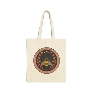 Beekeeper Tote Bag, Honey Bee Market Bag, Life Is Sweet Canvas Tote, Save the Bees Reusable Shopping Bag, Bee Lover Gift, Eco-Friendly