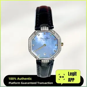 Dior Dior La D de Dior Vintage 32.5mm Quartz - Gold Dial, Leather Strap Diamond-Set Caseback Ladies Watch 13510064 Vintage 25mm Quartz - Customized Blue MOP Dial, Leather Strap Diamond-Set Caseback Ladies Watch 21050873