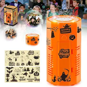 Halloween Bubble Machine | Indoor or Outdoor Halloween Decoration That Includes Spooky Sound Effects, Lights, and Bubbles | Halloween Party Decor | Toy for Toddlers, Kids, Adults