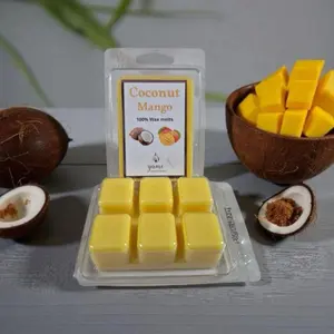 Wax Melts, Scented Soy Wax Cubes/ Tarts Variety Set Candle Decoration Aroma Biodegradable Ingredients Sustainable Choice Fragrance