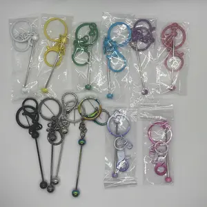 Upgraded options for beadable items - custom Pen or keychain