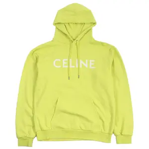 Pre-owned Celine Cotton Small Leather Goods Logo Print Hoodie Sweatshirt M