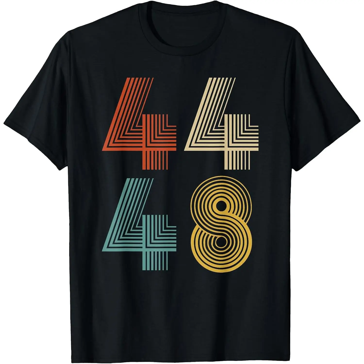 Obama 2028 President 44 48 Retro Vintage T-Shirt Soft Cotton Comfortable Everyday Wear