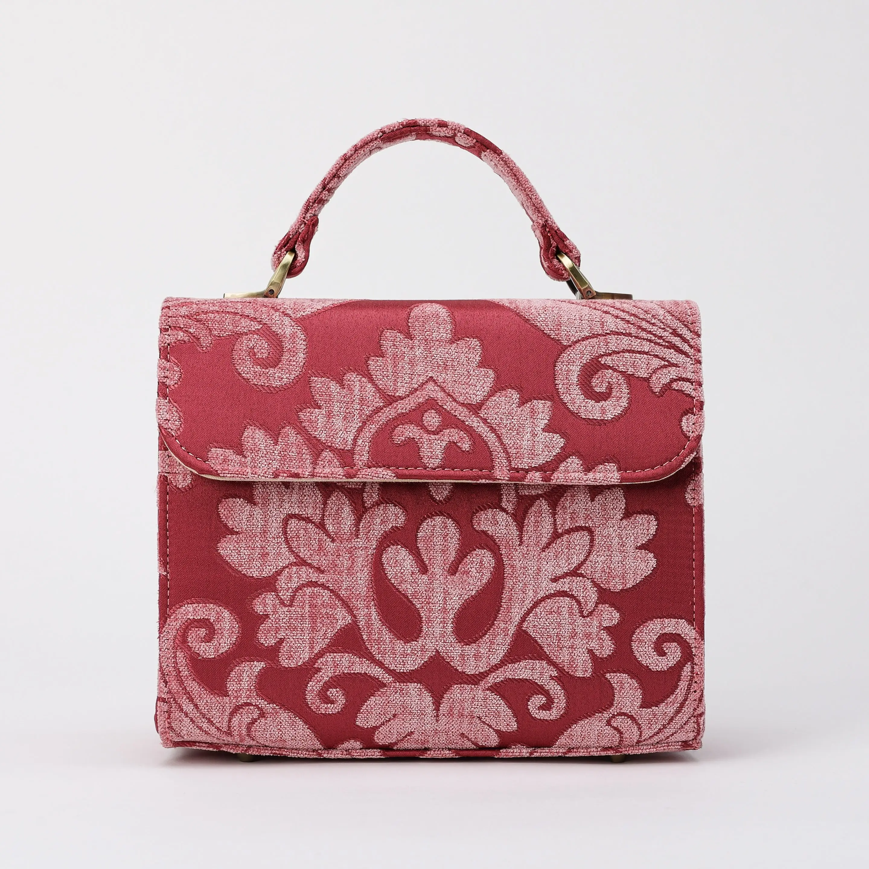 Queen Rose Pink Flap Satchel