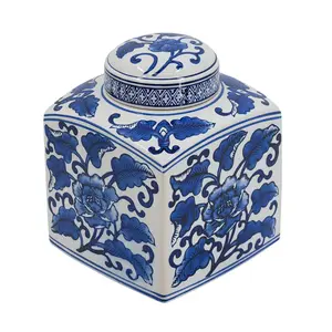 Barbara King 8" Vintage-Inspired Painted LiddedJar