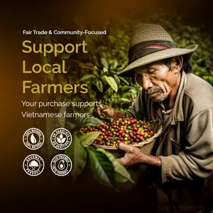 Birdee Vietnamese Coffee Bean - Bold Eagle - 100% Robusta Coffee Beans - Premium Aromatic Coffee - Cold Brew Espresso French Press Beverage