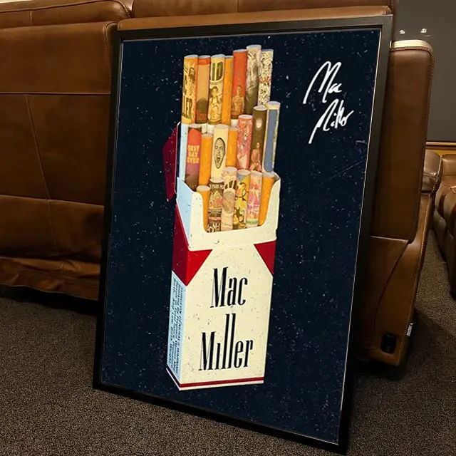 Mac Miller Cigarette Signature Poster | Limited Edition
