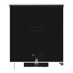 LUCKUP Blackout Cordless Roller Shades 28Wx72L Black Waterproof Thermal Insulated Free-Stop Pull Blinds for Home Office Room Darkening Window